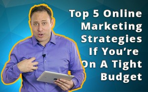 Many small to medium business owners understand there are opportunities to growing business online but don’t have the budget to invest. Like many areas of business, if you simply think outside the box there’s always opportunity hiding if you’re prepared to turn over a few rocks to look for it. In today’s session we cover the top 5 online marketing strategies if you’re on a tight budget and how ANYONE can use them to get a ROI for your online marketing efforts.