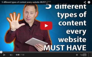 5 different types of content every website MUST HAVE